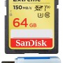 SanDisk Extreme SD 64GB Card Works with Canon Mirrorless Camera EOS R5 C 150MB/s (SDSDXV6-064G-GNCIN)