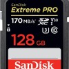 SanDisk 128GB Extreme PRO UHS-I SDXC Memory Card | Up to 200MB/s Read & 90MB/s Write Speed | Class 10 U3 V30