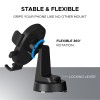 Amkette iGrip Drive Compact Car Mobile Holder, Mobile Holder for car Dashboard & Windshield with 360 Rotation, One-Touch Lock&Release