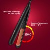 Ikonic Simply Straight Hair Straightener for Women Super Slim Rose Gold 1 inch Plates Compact Design Quick Heat Up Process Auto Controlled Heat