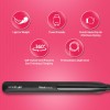 Ikonic Black Beauty Hair Straightener For Women, Ceramic Coated Floating Plates Handle Lock Feature Instant Heat Up Techonoly, Super Slim and Light
