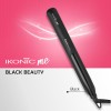 Ikonic Black Beauty Hair Straightener For Women, Ceramic Coated Floating Plates Handle Lock Feature Instant Heat Up Techonoly, Super Slim and Light