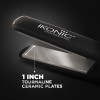 Ikonic Pro Straight Hair Straightener, Black| Floating Ceramic Plates| Nano Titanium Technology| Overheat protection PS