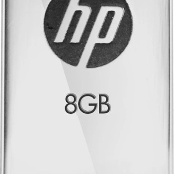 HP V236w 8 GB Pen Drive Compatible with Desktop Computer, Laptop USB 2.0 Metal Case (Silver)