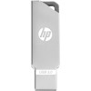 HP X740 128 GB Pen Drive Compatible with Desktop Computer, Tablet, Mobile, Audio Player, Television, Laptop USB 3.0 Metal Case (Silver)