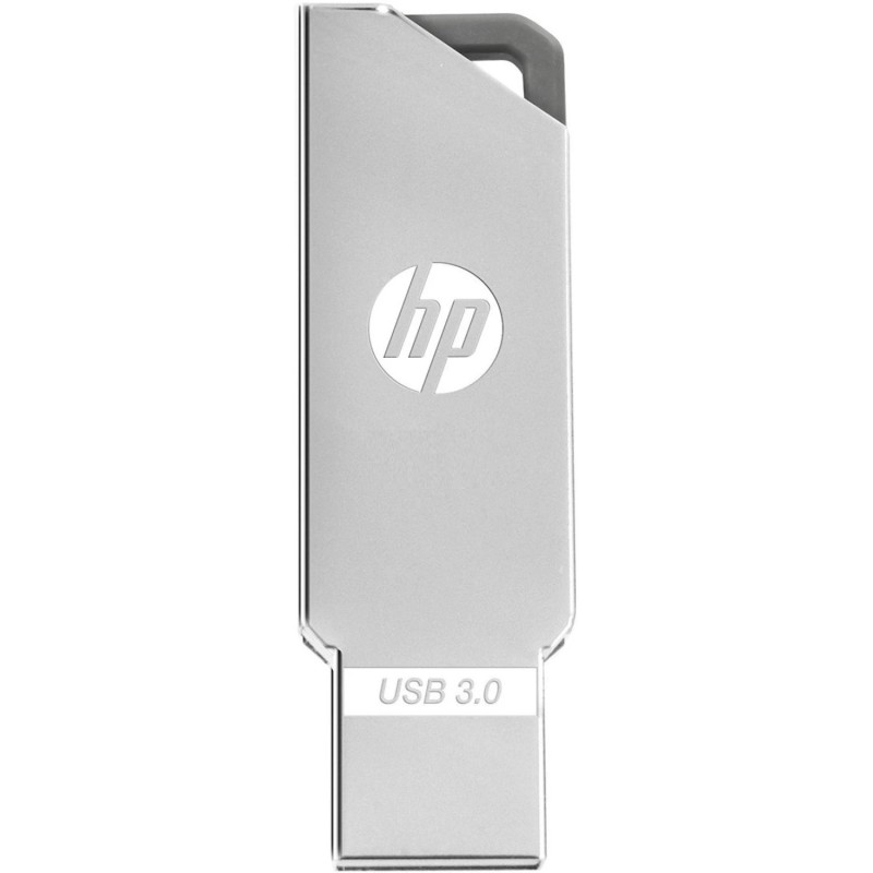 HP X740 128 GB Pen Drive Compatible with Desktop Computer, Tablet, Mobile, Audio Player, Television, Laptop USB 3.0 Metal Case (Silver)