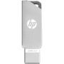 HP X740 128 GB Pen Drive Compatible with Desktop Computer, Tablet, Mobile, Audio Player, Television, Laptop USB 3.0 Metal Case (Silver)