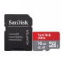 Sandisk 16GB Class 10 Ultra MicroSD UHS-A1 Card with Adapter (SDSQUAR-016G-GO61A)
