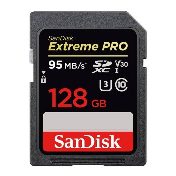 SanDisk UHS-1 U3 extreme pro 128 GB SDXC Class 10 95 MB/s  Memory Card Compatible with Camera