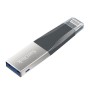 SanDisk iXpand Mini Flash Drive 32 GB OTG Drive Compatible with Desktop Computer, Tablet, Mobile, Laptop USB 3.0 (Grey, Type A to Lightning)