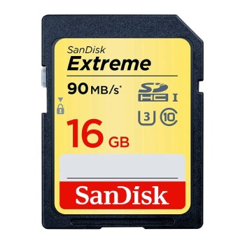 SanDisk Extreme16GB SDHC 90MB Memory Card
