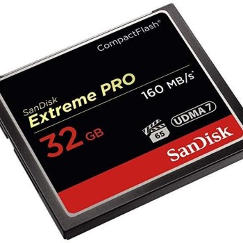 SanDisk 32GB Extreme Pro CompactFlash Memory Card (160MB/s)