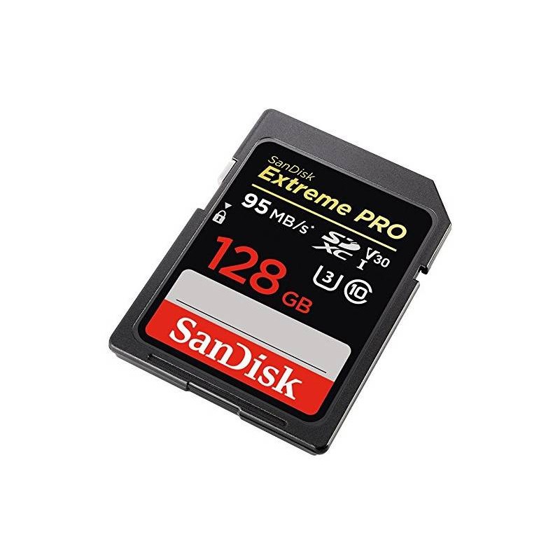 SanDisk UHS-1 U3 extreme pro 128 GB SDXC Class 10 95 MB/s  Memory Card Compatible with Camera