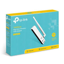 TP-Link TL-WN722N 150 Mbps High Gain Wireless USB Adapter  (White)