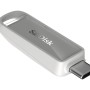 SanDisk Phone Drive with USB-C, 256GB, Upto 150 MB/s, Arctic White