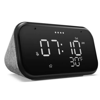 Lenovo Smart Clock Essential with Google Assistant Smart Speaker (Hemp Grey)