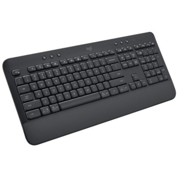 Logitech Signature K650 Wireless Keyboard with Wrist Rest, Full-Size, BLE Bluetooth or Logi Bolt USB Receiver