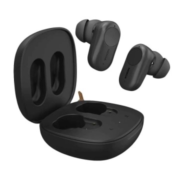 Nokia T3110 Hybrid Active Noise Cancellation Bluetooth Headset (Charcoal Black)