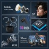 pTron Bassbuds Duo Pro TWS in Ear Earbuds with 3D Audioscape,Trutalk Ai-Enc Calls,Thunder Bass,38H Playtime,(Black)