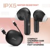 pTron Bassbuds NX TWS Earbuds, TruTalk AI-ENC Calls, 32Hrs Playtime, Immersive Audio, in-Ear Bluetooth 5.3 (Ink Black)