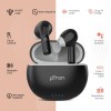 pTron Bassbuds NX TWS Earbuds, TruTalk AI-ENC Calls, 32Hrs Playtime, Immersive Audio, in-Ear Bluetooth 5.3 (Ink Black)