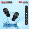 pTron Bassbuds Plus in-Ear TWS Earbuds with HD Mic, Bluetooth 5.0 Headphones, 28Hrs Playtime, Immersive Sound (Red & Jet Black)