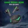 pTron Bassbuds Rogue W/ 40Ms Low-Latency Gaming,Clear Calls,50Hrs Playtime,Pristine Sound,V5.3 Bluetooth (Black)