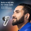 pTron Bassbuds Spark in-Ear TWS Earbuds with Stereo Sound, 40Hrs Playtime, Stereo Calls (Black)