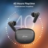 pTron Bassbuds Spark in-Ear TWS Earbuds with Stereo Sound, 40Hrs Playtime, Stereo Calls (Black)