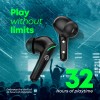 pTron Bassbuds Viper in-Ear TWS Earbuds, AptSense 40ms Gaming Latency, TruTalk AI-ENC Call, 32H Playtime, Deep Bass (Jet Black)