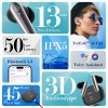 pTron Basspods Tour TWS Earbuds with 3D AudioScape, 45Hrs Playtime, TruTalk AI-ENC Calls, 50ms (Black)