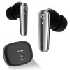 pTron Basspods Tour TWS Earbuds with 3D AudioScape, 45Hrs Playtime, TruTalk AI-ENC Calls, 50ms (Black)