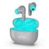 pTron Newly Launched Bassbuds Zen in-Ear Wireless TWS Earbuds with Quad ENC Mic TruTalk, 50Hrs Playtime (Grey)
