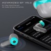 pTron Newly Launched Bassbuds Zen in-Ear Wireless TWS Earbuds with Quad ENC Mic TruTalk, 50Hrs Playtime (Grey)