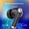 pTron Newly Launched Zenbuds Evo X5 34dB ANC TWS Earbuds, Transparency Mode, 4 Mic ENC Calls, 45H Playtime (Black)