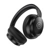 pTron Studio Evo 70hrs Playtime Wireless Over Ear Headphones with HD Mic, Low-Latency Game/Movie/Music Modes, Punchy Bass (Black)