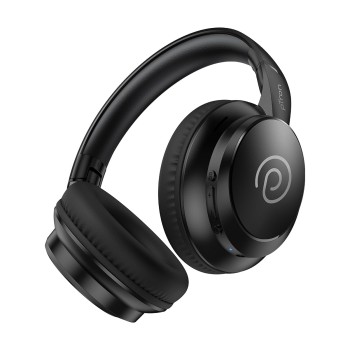 pTron Studio Evo 70hrs Playtime Wireless Over Ear Headphones with HD Mic, Low-Latency Game/Movie/Music Modes, Punchy Bass (Black)