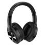 pTron Studio Pro 65hrs Playtime Wireless Over Ear Headphones with Mic, 45ms Low-Latency Gaming, Deep Bass (Black)