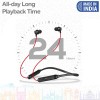 pTron Tangent Duo in Ear Wireless Headphones with Mic, 13mm Driver, Bluetooth V5.2, Dual Device Pairing, Fast Charging Black)