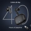 pTron Zenbuds 1 V2 ANC Bluetooth in Ear Earbuds 32Db Quietsound Tech,13Mm Hyperdrivers with 4D Panaromic (Black)