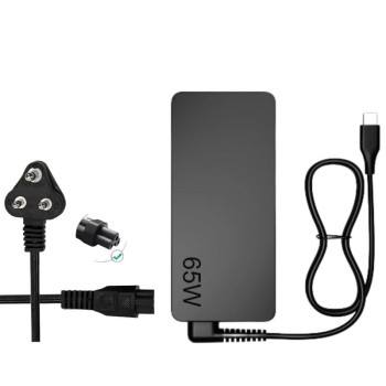 ABRALE Laptop Charger LP-65 65W USB Type-C Adapter Black