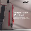 Acer Cross Body Bag ZC.A01SI.3HB Dual Compartments Maroon