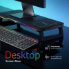 Acer DeskPro Monitor Laptop Stand RGB Lighting 15W Charge Black