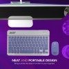 Acer Keyboard Mouse Combo ZC.A01SI.3BH Bluetooth 1200 DPI Purple