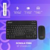Acer Nano Pad Bluetooth Keyboard & Mouse Combo ZC.A01SI.223 Anti Slip 78 Keys Rechargeable Black