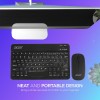 Acer Nano Pad Bluetooth Keyboard & Mouse Combo ZC.A01SI.223 Anti Slip 78 Keys Rechargeable Black