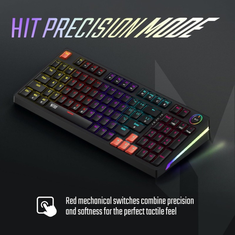 Acer Nitro G Wired Mechanical Gaming Keyboard 96 Keys RGB Black