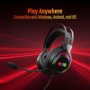 Acer Nitro Wired Gaming Headset ZC.A01SI.395 50mm Drivers RGB Lighting Black