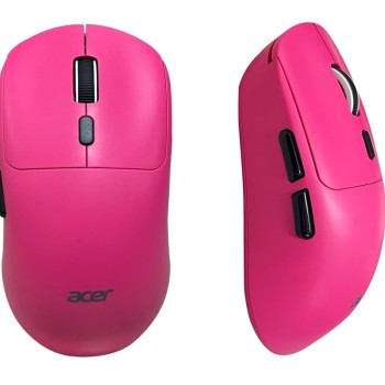 Acer PopGo Wireless Gaming Mouse ZC.A01SI.3ZE 6400 DPI Rose Red
