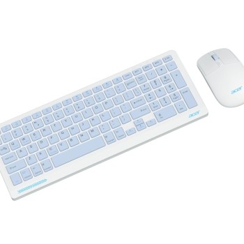 Acer Wireless Keyboard & Mouse Combo ZC.A01SI.3R3 99-Key Silent White